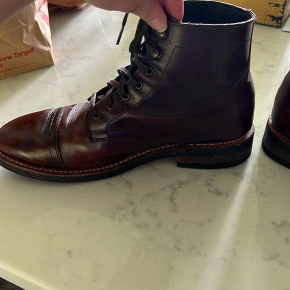 THURSDAY Boot Company New York Rugged and Resilient Captain Lace Up Boot 10.5 W - Picture 4 of 9